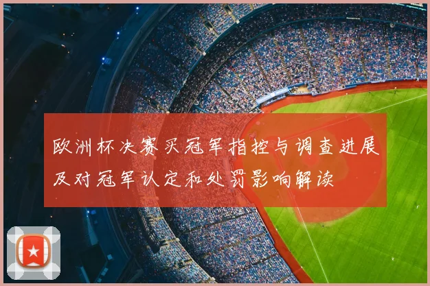 欧洲杯决赛买冠军指控与调查进展及对冠军认定和处罚影响解读